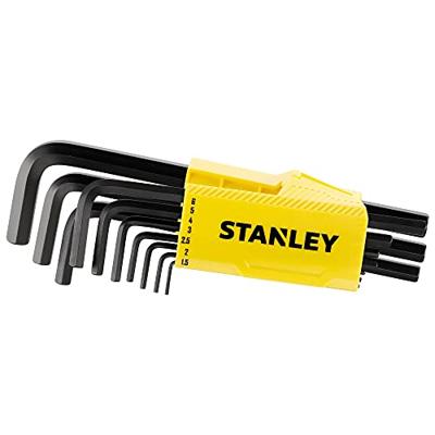 Stanley handgereedschap Stiftsleutelset 9Dlg Hex Grip - 0-89-904