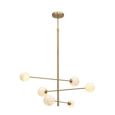 its about RoMi Hanglamp 'Carrara' 6-lamps, Marmerlook, kleur Wit its about RoMi Hanglamp 'Carrara' 6-lamps, Marmerlook, kleur Wit