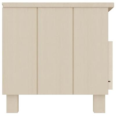 Tv-meubel 106x40x40 cm massief grenenhout honingbruin