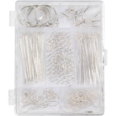 Creativ Company Sieraden startset, ca. 175 stuk, verzilverd, 1 set