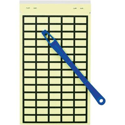 HellermannTyton 598-92227 TAG122FB-270-YE Kabeletiket Helasign 15 x 9 mm Kleur van het label: Geel Aantal etiketten: 700