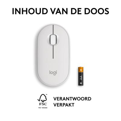 Logitech 910-007013 muis Reizen Ambidextrous RF-draadloos + Bluetooth Optisch 4000 DPI - thumbnail