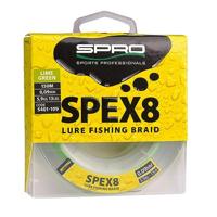 Spro Spex8 Braid Lime Green 0.18 mm 150M - thumbnail