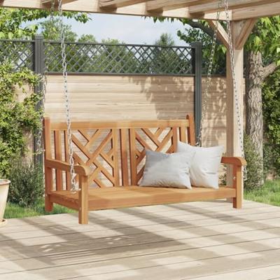 Schommelbank Bruin 114 x 60 x 64 cm Massief Teakhout