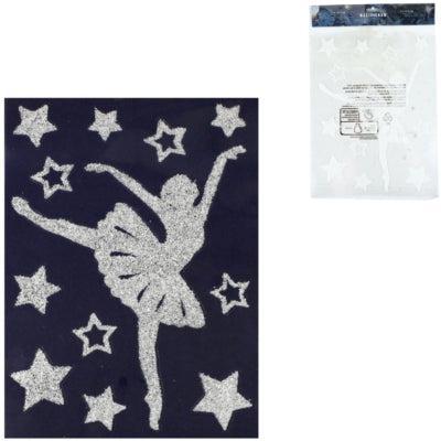 Raamsticker danseres 40 cm | 24 stuks