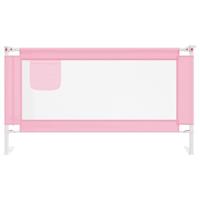 VidaXL Bedhekje peuter 150x25 cm stof roze - thumbnail