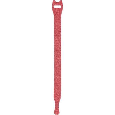 TOOLCRAFT KL12X200BC Klittenband kabelbinder Om te bundelen Haak- en lusdeel (l x b) 200 mm x 12 mm Wit, Zwart, Blauw, Rood, Geel 20 stuk(s)