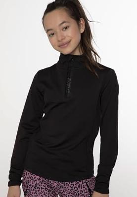 Protest Refabrizoy 1/4 Zip Pully Kinderen True Black 176