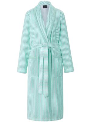 Damesbadjas 100% katoen Van Cawö groen Damesbadjas 100% katoen Van Cawö groen