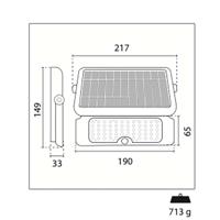 Floodlight DVERSO 5 W 500 lm 4000 K - thumbnail