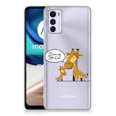 Motorola Moto G42 Telefoonhoesje met Naam Giraffe Motorola Moto G42 Telefoonhoesje met Naam Giraffe