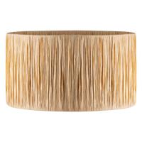 Raffia lampenkap - cilindrisch - beige - Boheemse stijl - ø40 x 22 cm - E27 fitting - Ontworpen voor Vloerlamp en Pendellamp - Ontworpen voor woonkamer en eetkamer - thumbnail