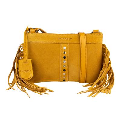 Burkely Season Specials Crossover S Schoudertas Fringe Oker Geel