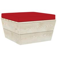 VidaXL Palletkussen pallet oxford stof rood - thumbnail