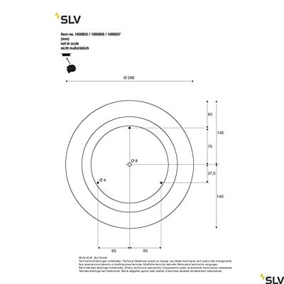 SLV 1000856 LED-plafondlamp 15 W Wit