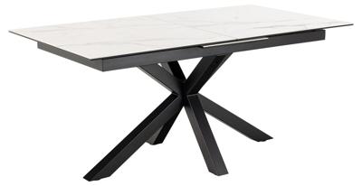 Bendt Uitschuifbare Eettafel 'Line' Keramiek, 168/210 x 90cm, kleur Wit Bendt Uitschuifbare Eettafel 'Line' Keramiek, 168/210 x 90cm, kleur Wit