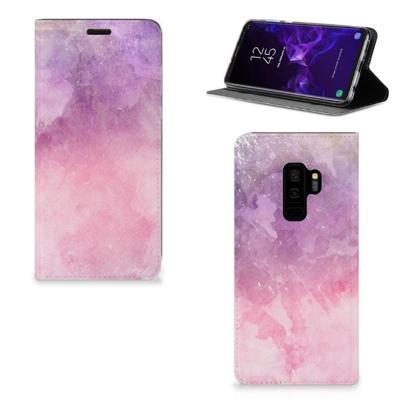 Bookcase Samsung Galaxy S9 Plus Pink Purple Paint