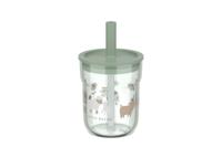 Mepal kinderglas mio 250 ml met rietje little farm - thumbnail