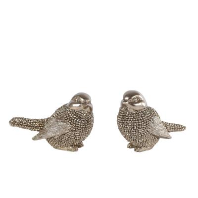 Sculptuur 'vogeltje' goud a2 polystone 8x4,5x5cm Van Manen - Van manen Sculptuur 'vogeltje' goud a2 polystone 8x4,5x5cm Van Manen - Van manen