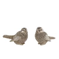 Sculptuur 'vogeltje' goud a2 polystone 8x4,5x5cm Van Manen - Van manen - thumbnail