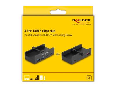 Abi Usb a + c hub - 4 poorten