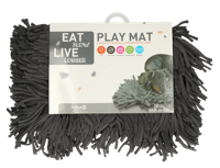 Eat Slow Live Longer Play Mat Grijs - thumbnail