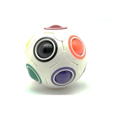 Toys Amsterdam behendigheidsspel Magic Ball junior 6,5 cm wit