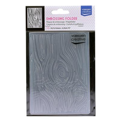 Vaessen Creative • embossing folder houtnerf