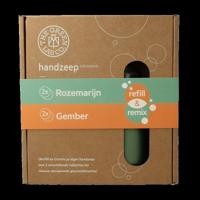The Green Lab Co Handzeep premium starterset rozemarijn & gember 1 Set - thumbnail