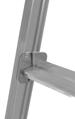 Little jumbo Opsteekladder PRO 2x18 met toprollen 4,75/8,50m - 1250300218 - thumbnail
