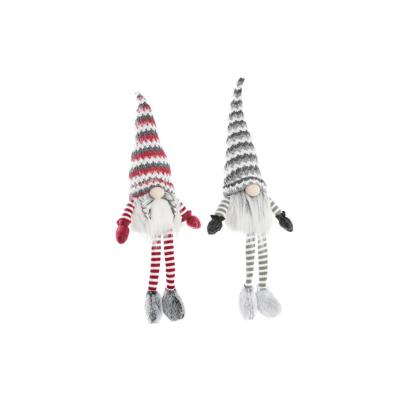 Decoratieve figuren DKD Home Decor Kerstmis Kabouter LED Licht Polyester (22 x 12 x 64 cm) (2 Stuks)