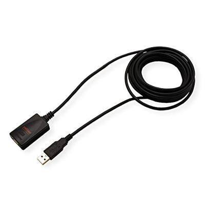 ROLINE USB 2.0 verlengkabel, zwart, 5 m ROLINE USB 2.0 verlengkabel, zwart, 5 m