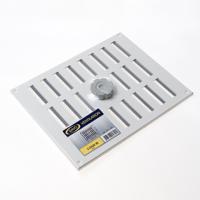 Aluminium Afsluitbaar Schuifrooster Opbouw 245 X 195mm - Wit (3-2520w) - thumbnail