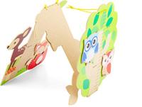 Ulysse Houten Groeiboom Bosdieren 80-150 cm - thumbnail