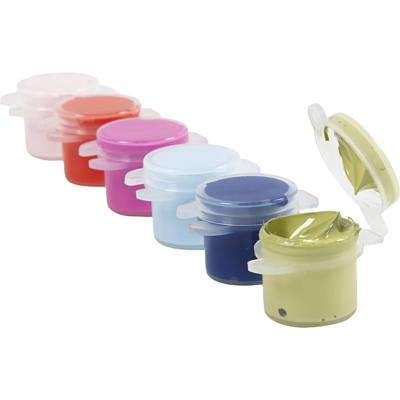 Creativ Company Plus color acrylverf sterke kleuren - 6x5ml.