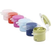Creativ Company Plus color acrylverf sterke kleuren - 6x5ml. - thumbnail