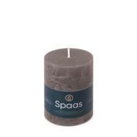Kaars rustiek 70/95 mm donkergrijs Spaas - Spaas - thumbnail