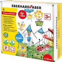 Vingerverfset metallic Eberhard Faber 4x100ml - thumbnail