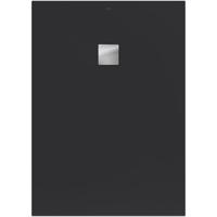Villeroy & Boch Excello douchevloer - 140x100cm - polyurethaan/acryl Anthracite uda1410exc2v-1s - thumbnail
