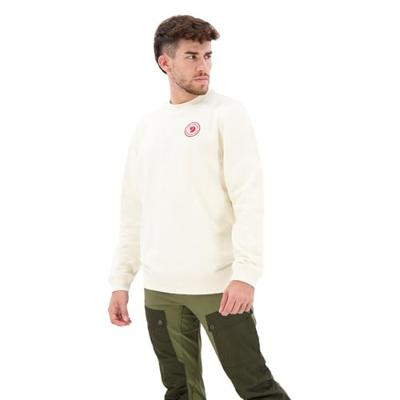 Fjallraven 1960 Logo Badge Trui Heren Chalk White XL Fjallraven 1960 Logo Badge Trui Heren Chalk White XL