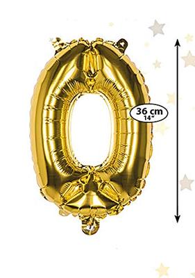 Cijfer Ballon &apos;9&apos; Folie Rosé Goud 36cm - thumbnail