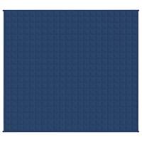 Verzwaringsdeken 220x235 cm 11 kg stof blauw - thumbnail