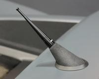 Antenne voor auto's Foliatec Fact Design Zwart (9 cm) - thumbnail