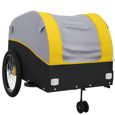Fietstrailer 45 kg ijzer zwart en geel Fietstrailer 45 kg ijzer zwart en geel