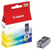 Canon Inktcartridge CLI-36 Origineel Cyaan, Magenta, Geel 1511B001 - thumbnail