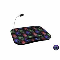 Dienblad DKD Home Decor 8424001892549 48 x 38 x 7 cm Zwart Multicolour PVC - thumbnail