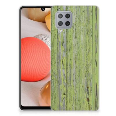 Samsung Galaxy A42 | Bumper Hoesje | Green Wood