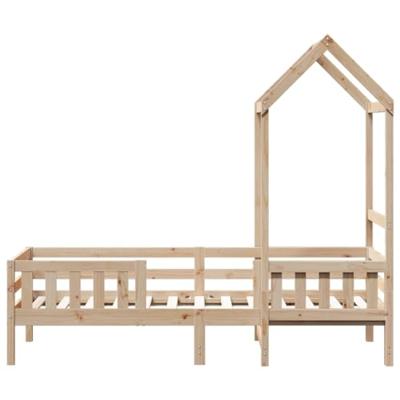 Bedframe met huisje massief grenenhout 80x200 cm