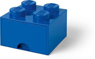 Room Copenhagen LEGO Brick Drawer 4 Blauw opbergdoos
