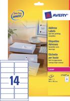 Etiket avery l7163-40 99.1x38.1mm wit 560st - thumbnail